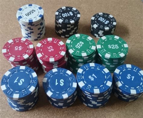 Ficha de poker desagregação por us $5